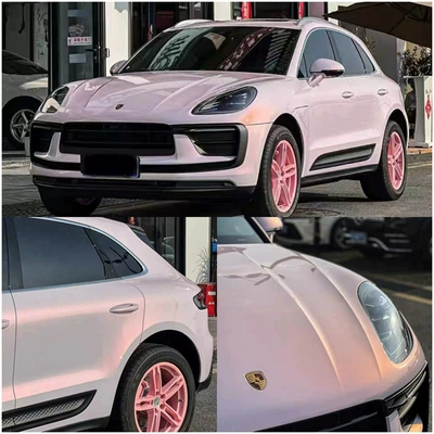 Purple Mountain Gray Car Body – Auto Color Change Film - huayue-pink-whole-roll