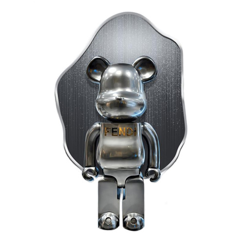 Violent Bear Hallway Decorative Painting Living Room Background Wall LED Wall Picture Light Corridor Passageway Luxury High-end Feeling Hanging Painting 