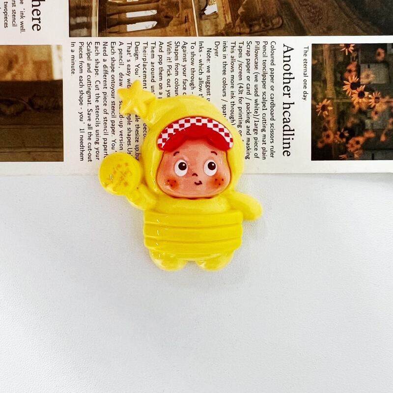 大号小星人卡通diy树脂配件手工奶油胶冰箱贴创意磁吸装饰吸铁石|undefined