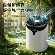 外贸负离子空气净化器宠物吸毛空气净化器家用吸烟除甲醛净化器