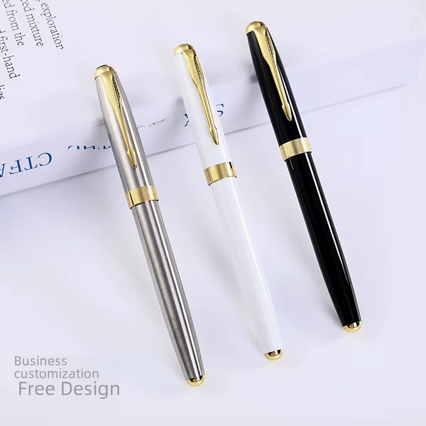Metal pen gift pen metal signature pen manufacturers business meeting ball pen lettering logo high-grade neutral pen