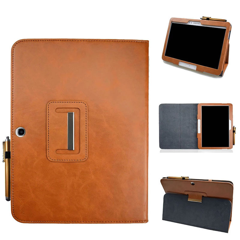 In Stock, Suitable for Samsung P5200 P5210 Tablet Leather Case Galaxy Tab 3 10.1 Protective Case Full Cover
