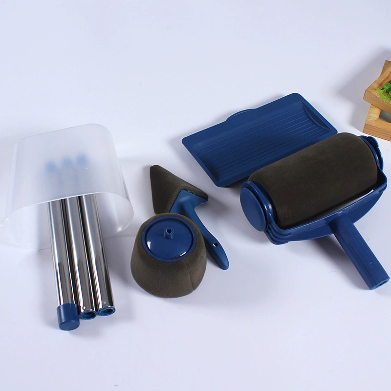 Pintar Facil's new seamless sponge TV product drum brush five -in -one multi -function paint brush set