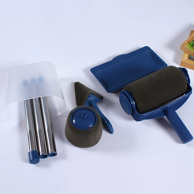 Pintar Facil's new seamless sponge TV product drum brush five -in -one multi -function paint brush set