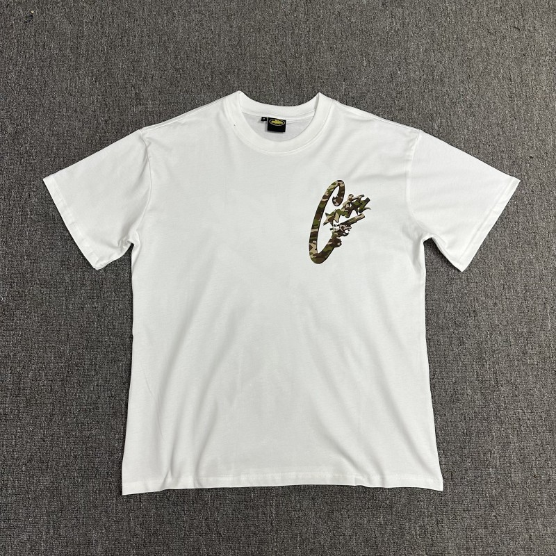 Comercio exterior al por mayor Alcatraz Basic Series C0rteiz Phantom Letter Logo Camiseta impresa Traje de pareja