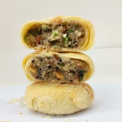 老式传统苏式酥皮五仁月饼中秋月饼经典零食糕点酥皮五仁月饼