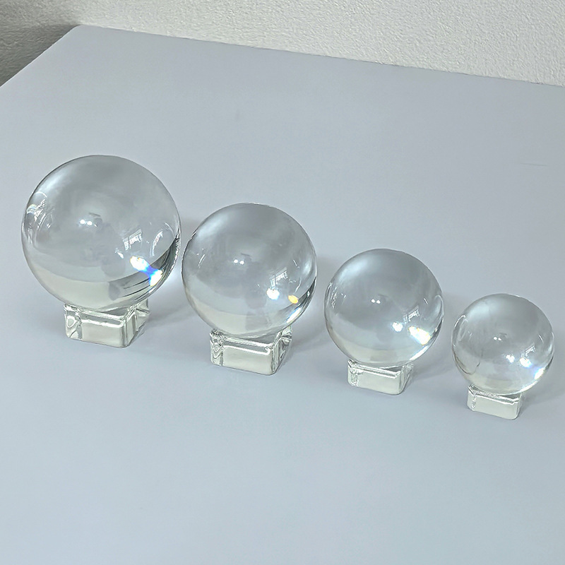 40-80 ミリメートルクリスタルボール透明ライトボール家の装飾デスクトップ装飾メーカーは大量の供給と有利な価格を提供します|undefined