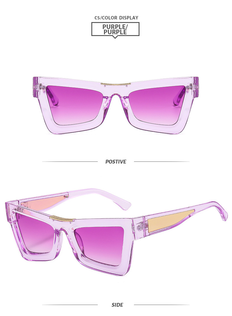 60g Weight Full Frame Glasses Structure Sunglasses Classification Elegant Basic Square Ac UV400 Protection Square Full Frame Men's Sunglasses