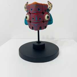 Artists Handmade Art Monster Sculpture Rubik's Cube Toys