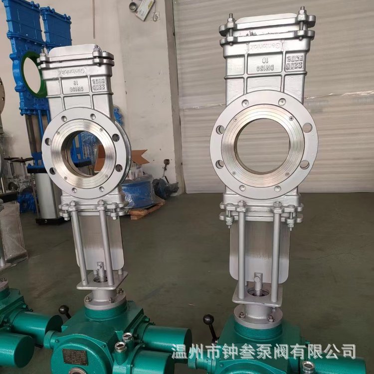 不锈钢电动穿透式刀闸阀 SCZ973H-16P 开关型电动长板刀型闸阀