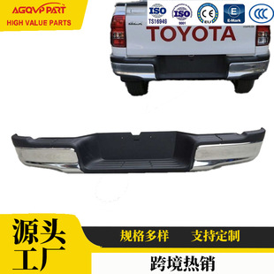Suitable for Toyota Hilux Revo Rear Bumper 2015-2024 Manganese Steel Winch Ready Off-Road Anti-Collision Bar