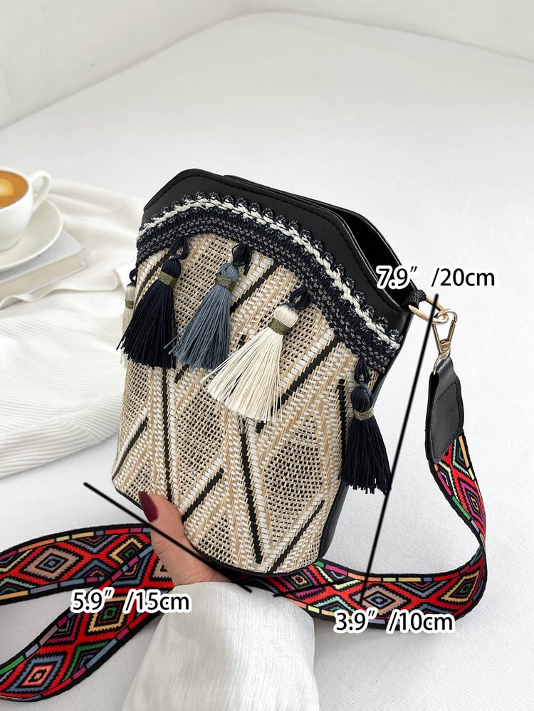 2023夏季新款PU均码小方包拉链撞色单肩包_detail_