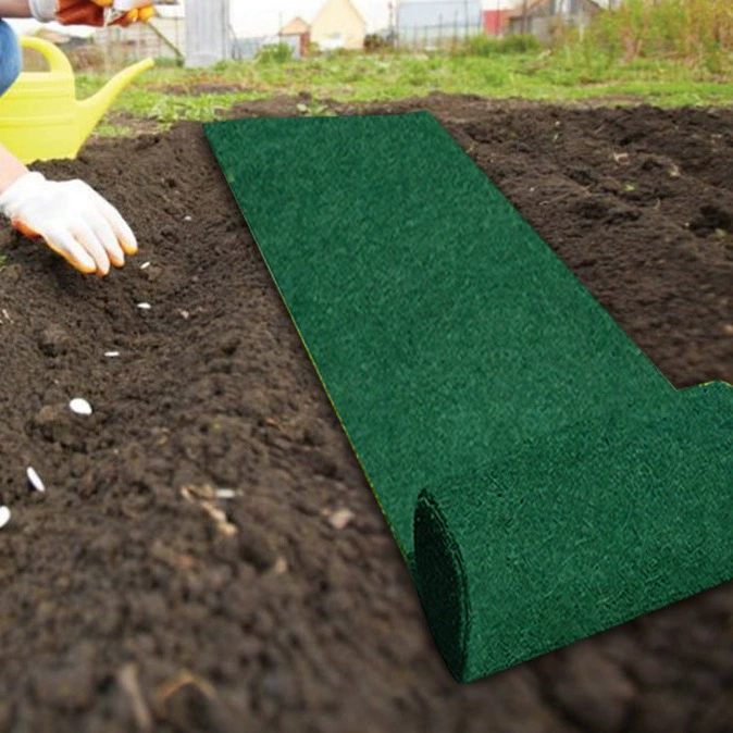 Биоразлагаемое одеяло из семян травы садоводство экологическое одеяло нетканое семя из травы коврик для пола садовые принадлежности