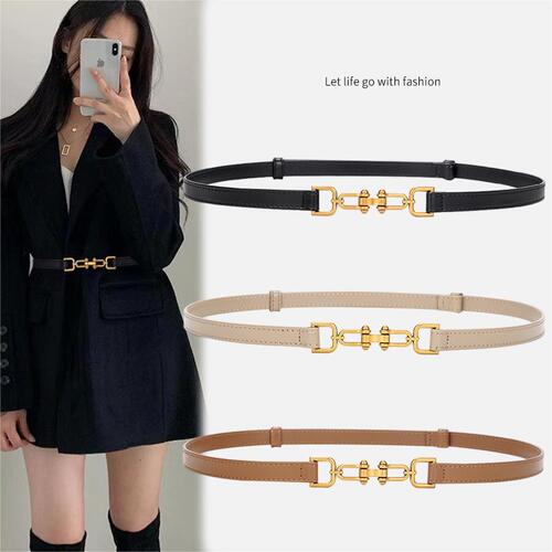 Women's Summer Decorative Suit Coat Belt Fashion Stylish Belted Dress with High-end Belt