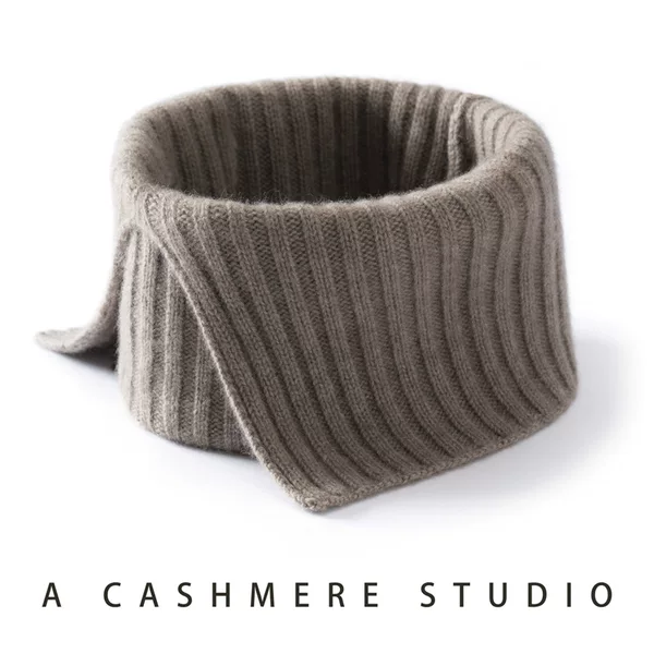 Thickened, in-stock cashmere neck warmer, scarf, round or diamond-patterned shawl, suitable for autumn and winter, unisex, cotton neck gaiter, neck protector