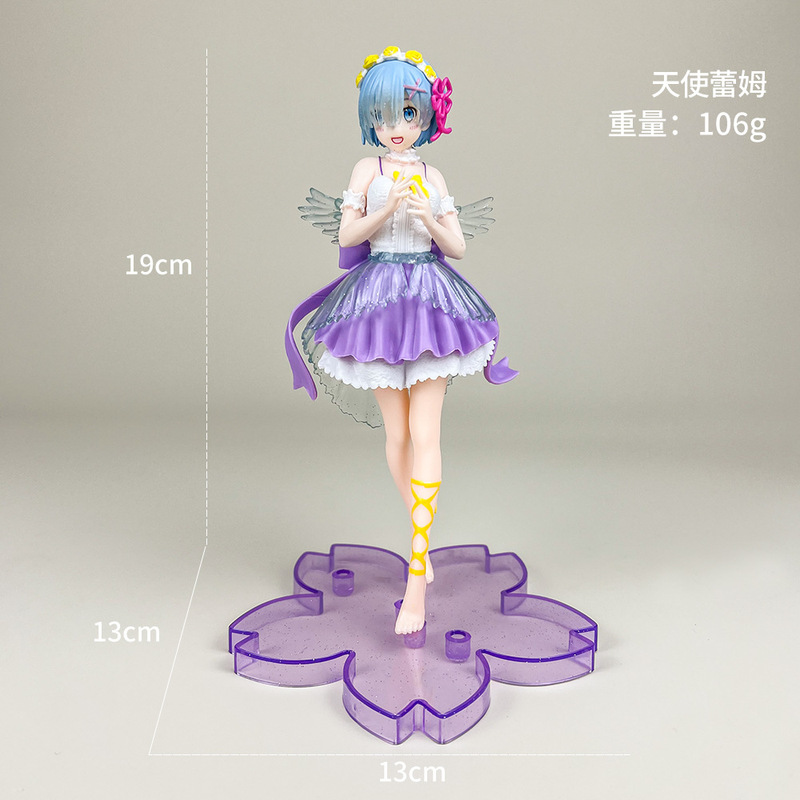 初音未来手办动漫水冰月美少女蕾姆花嫁穹妹二次元公仔模型摆件批|undefined