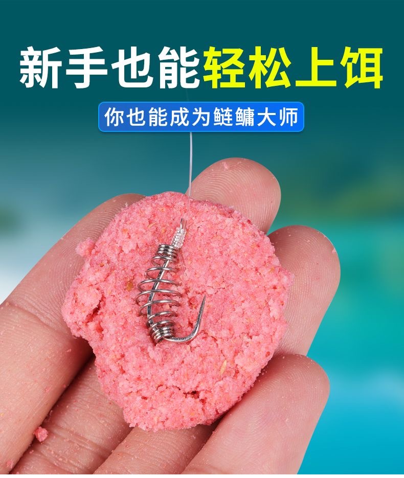 弹簧钩新关东伊势尼鲢鳙专用子线绑好双钩鱼钩渔具厂家批发钓具-阿里巴巴