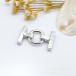 DIY饰品配件  光面多排圆形扣子 三件套扣 三排活动扣头