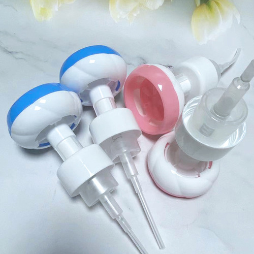 42 teeth 42mm flower-shaped foam pump petal mousse pump head push-type foam head flower-type pump head