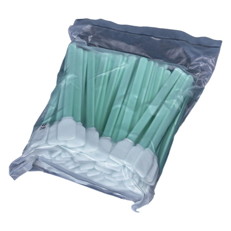 Пылезащитная плоская тканевая головка ватный тампон для лазерной очистки губчатый ватный тампон, окрашенный распылением стеклоочиститель, Пылезащитная очистка, производители ватных тампонов