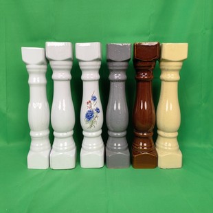 Ceramic Railings, Porcelain Columns, Villa Balcony Handrails, Guardrails, Porcelain Vase Columns, Roman Columns, Vase Columns, Gourd Columns
