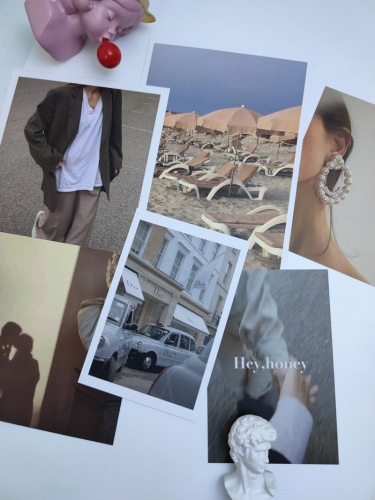 Ins-style sticker series bedroom dormitory background wall poster card wall decoration background photo prop card