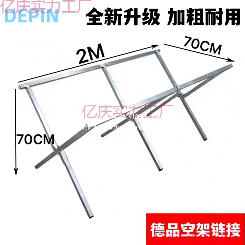 地摊架子摆货架夜市摆摊架便携折叠货架可伸缩服装展示架摆摊工具