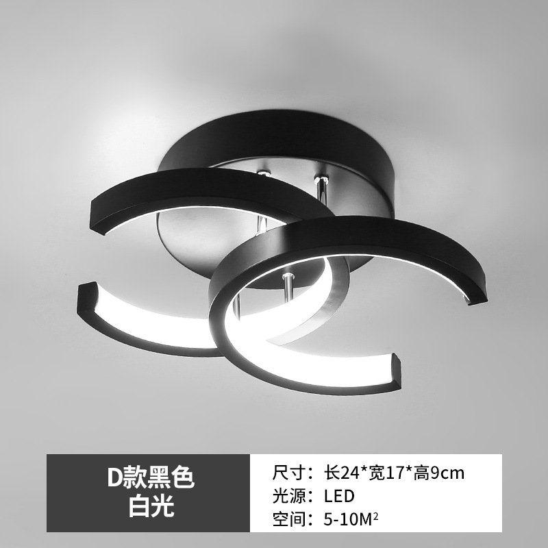 Cuerpo humano inducción entrada luz pasillo luz escaleras guardarropa balcón luz de techo moderno minimalista