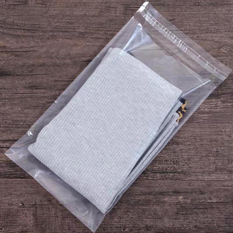 pe不干胶服装包装自粘袋高压防潮防水塑料袋可回收料GRS认证批发