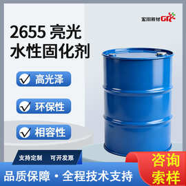 2655亮光水性固化剂 高光亮泽抗黄变环保无醛 工业/家装/手工多场