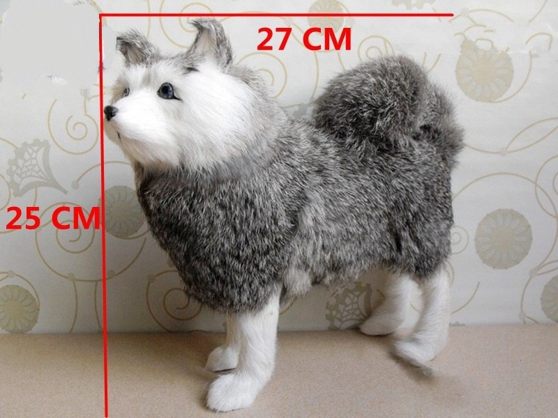 라지 허스키 그레이 [토끼 털]