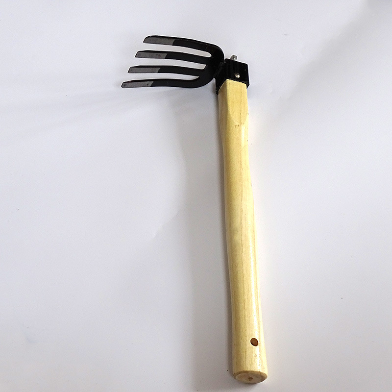 批发家用小型园艺花锄小叉锄农用工具除草挖土种菜种花小锄头
