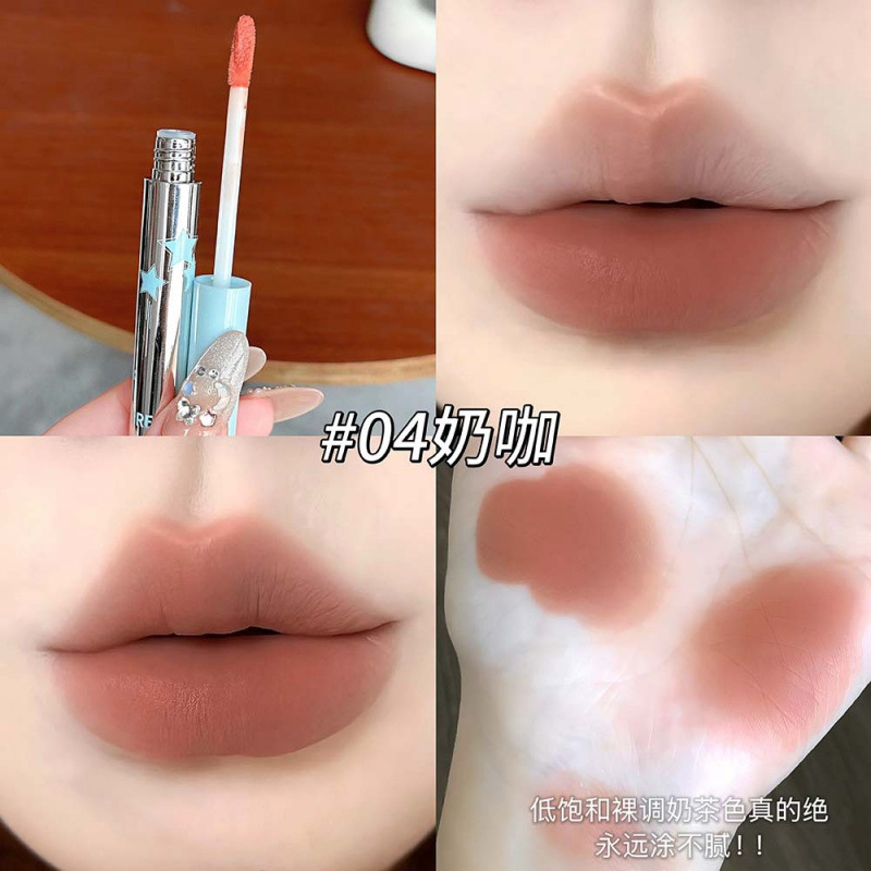 GreatAngel pequeño dulce velvet niebla labial barro sedoso niebla facial diaria viaje falso lápiz labial cosméticos transfronterizos