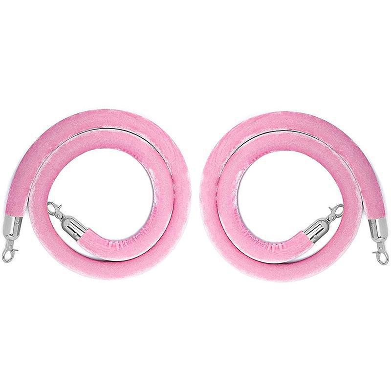 2팩 - 1.5m 핑크 골드 후크