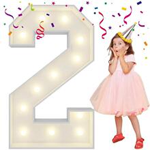 C 58514 Glowing Number Party Decorations �����ɶ�װ�� ��