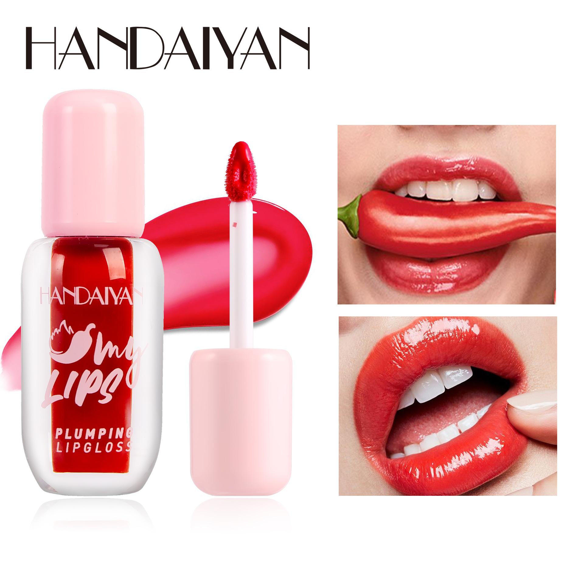 Transfronterizo esmalte labial espejo, lipstick, lipstick perlado, lipstick, humectante permanente, lipstick