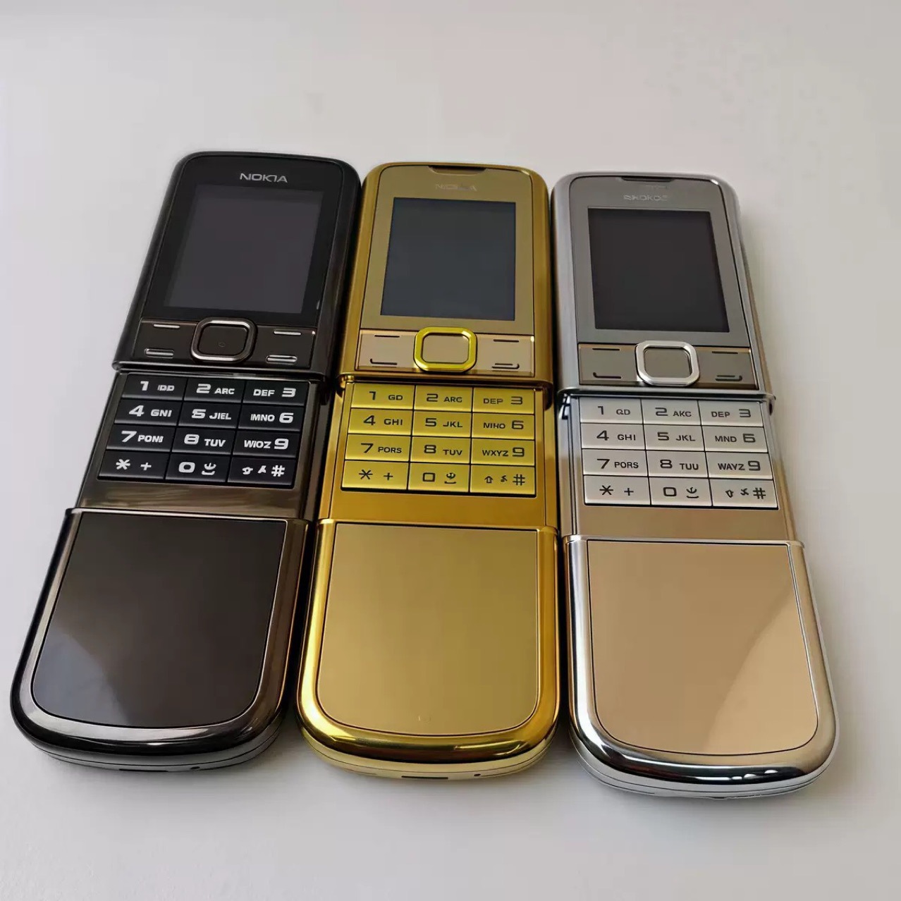 Yaşlılar üçün düyməli mobil telefon, iki SIM kartlı
