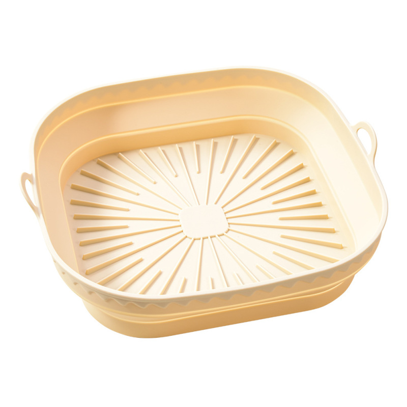 エアフライヤーシリコンベーキングトレイ円形角型オーブンベーキングディスクシリコーンパッドair frフライヤーsilicone pot|undefined