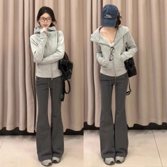 山东即墨卫衣上衣女今年超看小个子流行韩版设计感秋季显瘦外套