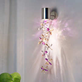 水晶壁灯 后现代轻奢客厅设计师INS奢华个性创意浪漫卧室床头灯具