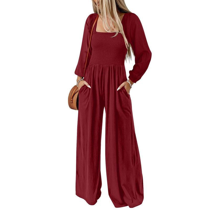 款Women's Casual Loose Overalls Jumpsuits One Piece Long|undefined