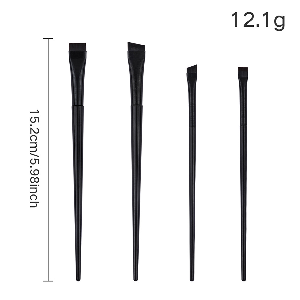 Pincel delineador de ojos ultrafino para venta al por mayor transfronteriza, directo de fabricante, para maquillaje de ojos, definición de cejas y aplicación de delineador, pincel plano y biselado ultrafino para cejas. image 6