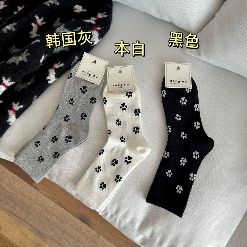 Носки четыре сезона хлопковые японские собачьи когти спортивные носки