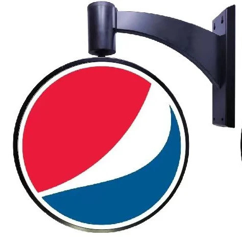 Outdoor Round Rotating Double Sided Vacuum Forming Light Box