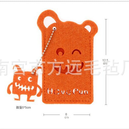 毛毡包 毛毡卡套 各种规格的怪物卡套毛毡袋