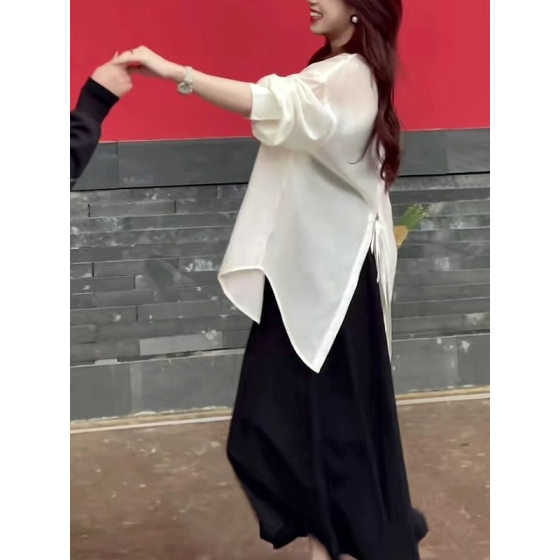 Fashionable Casual Loose Chiffon Sunscreen Shirt Women's Summer New Arrival Skirt Outer Shawl Breathable Cardigan Coat