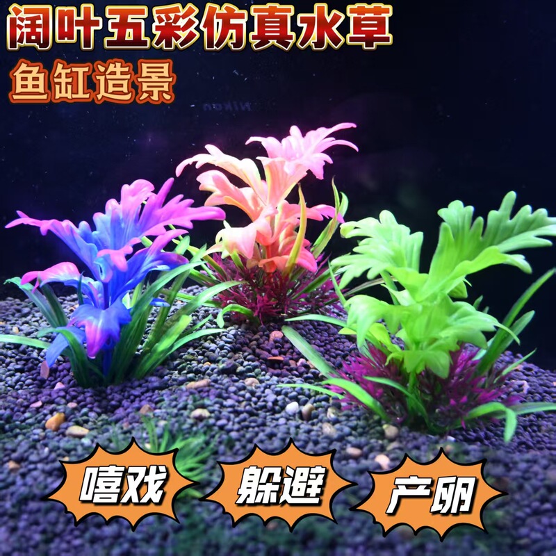 Micro-Landscape Decorative Ornaments, Fish Tank Landscaping Plastic Aquatic Plants, Aquarium Artificial Broad-Leaf Aquatic Plants Source Manufacturer Micro-Landscape Decorative Ornaments, Fish Tank Landscaping Plastic Aquatic Plants, Aquarium Artificial Broad-Leaf Aquatic Plants Source Manufacturer