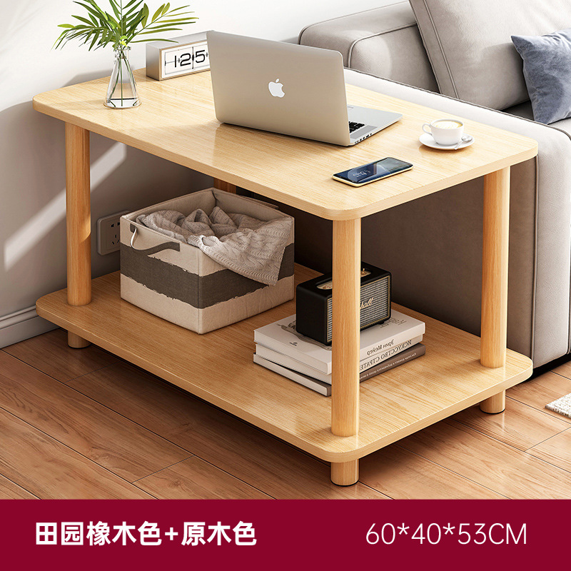 Sofá lado brecha lateral gabinete de alquiler casa cabecera almacenamiento estante balcón pequeña mesa móvil larga estrecha Mesa café