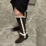 显瘦外穿厚底保暖长筒靴