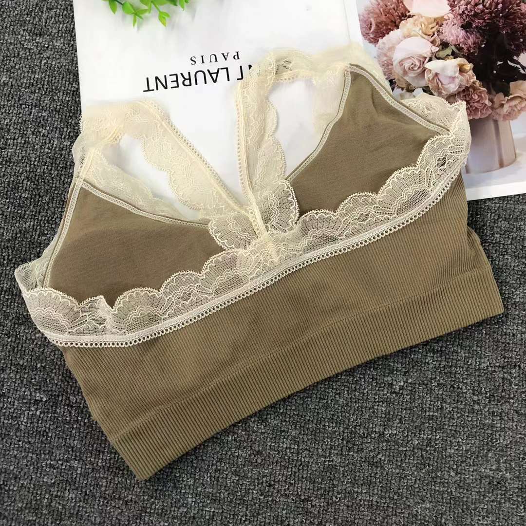 Nuevo chaleco sin costuras de alta elasticidad de alta calidad de dama sin anillo de acero bra de yoga ropa interior deportiva mujer al por mayor